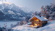 Mountain idyll: A secluded house in majestic surroundings