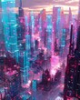 A city of holograms, constantly changing and reshaping itself according to the desires and collective imagination of its inhabitants, 