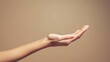 © Антон Сальников - An isolated toned background with an isolated female hand holding your object