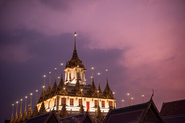 Canvas Print - THAILAND BANGKOK BANGLAMPHU WAT RATCHANATDARAM WORAWIHAN