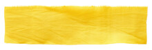PNG Yellow Cloth Textile Adhesive Strip White Background Simplicity Rectangle