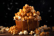 Caramel Popcorn, Sweet, crunchy popcorn, a delightful snack