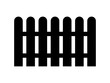 Fence flat icon vector