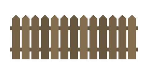 Wall Mural - Picket fence graphics