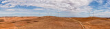 Fototapeta Most - D SA hills windmills mid close pan
