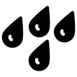 rain icon, simple vector design
