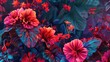 Beautiful color backdrop for digital floral design