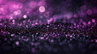 Modern dark purple black glitter sparkle confetti background for happy birthday party invite, Spooky Halloween magic trick treat night, mardi gras, princess, women wedding dance or Christmas gala sale