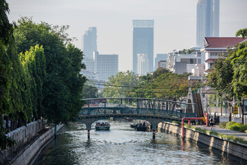 Canvas Print - THAILAND BANGKOK HUA LAMPHONG KHLONG RIVER