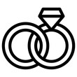 engagement icon, simple vector design