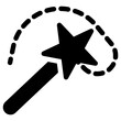 wizard icon, simple vector design