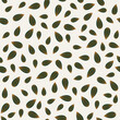 Sunflower seeds seamless pattern. 
