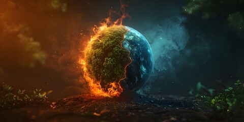 Burning Earth The Choice Between Sustainability and Devastation in a Rapidly Changing Climate
