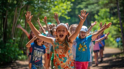 Canvas Print - Welcome to our wonderful summer camp! We're thrilled to have your family join us for an unforgettable summer of fun, adventure, and growth.