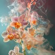 Celestial Winds Carrying Ethereal Orchid Fragrances Through Captivating Floral Composition