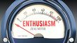 Enthusiasm and Zeal Meter that hits less than zero, showing an extremely low level of enthusiasm, none of it, insufficient. Minimum value, below the norm. Lack of enthusiasm. ,3d illustration