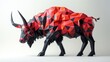3D series of low-poly animals adorned with intricate geometric patterns, combining natural forms with modern aesthetics