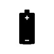 Battery icon on white.