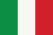 National flag of Italy original size and colors vector illustration, Italian flag or il Tricolore bandiera dItalia, first tricolour cockade flag Italian Republic