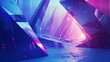 minimalistic graphic background, avant-garde futuristic art, minimal brutalist design, low poly style with geometric faceting, with minimalist holographic projections and light prisms, faceted texture
