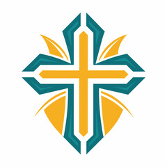 Vector Design for Christian Cross