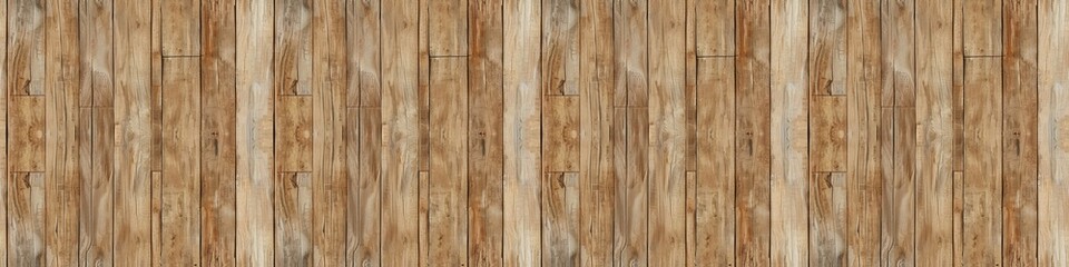 Sticker - old brown rustic light bright wooden table wall floor texture - wood background panorama banner long, seamless pattern