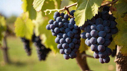 Wall Mural - grape orchard