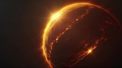 Wall Mural - Shining of Sun solar sphere beam light 