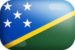 Solomon Islands Official National Flag Isolated 3D Glossy Rounded Icon