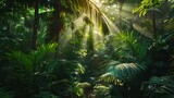 Fototapeta Las - Deep tropical jungles of Southeast Asia  