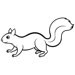 Wall Mural - squirrel