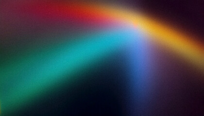 Wall Mural - Abstract rainbow spectrum with grainy texture