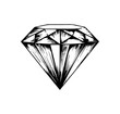 Diamant Symbol Illustration Edelstein Juwel Vektor