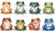 funny   frog sticker