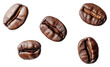 PNG Fresh roasted coffee beans white background chocolate confiture