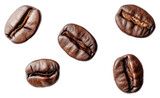 Fototapeta Mapy - PNG Fresh roasted coffee beans white background chocolate confiture