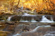 The falls on river river Ulu-Uzen, Crimea