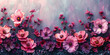 Pink and Violet Blossoms: An Abstract Floral Dream