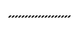 Fototapeta Pokój dzieciecy - Slash line. Border with diagonal lines. Angle of tilt stripes. Black pattern of footer. Diagonal parallel lines divider strip. Tilt strip geometric abstract border. Slash divider. Vector illustration