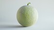 Fresh melon fruit on a clean white background, perfect for food and nutrition concepts