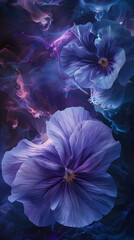  Pansy Petals Dancing in the Auroral Winds of a Cosmic Landscape