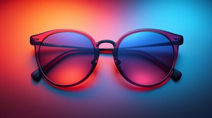 Contemporary and stylish sunglasses isolated on a white background.