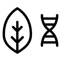 Sticker - plant genetic icon 