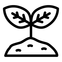 Sticker - plant icon 