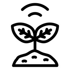 Sticker - smart farm icon 