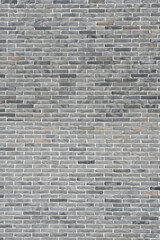 Wall Mural - old vintage gray brick wall texture background