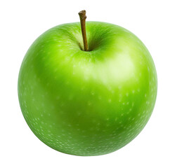 Wall Mural - Green apple isolated on transparent background