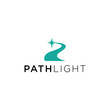 © Lemonkey - Path light logo icon vector