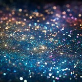 Fototapeta Tęcza - Glitter backgrounds. Colorful glitter lights texture