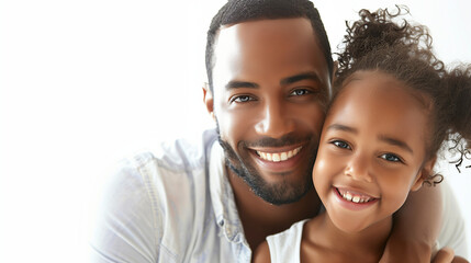 portrait of  father and daughter, father's day, cute girl, photography,  